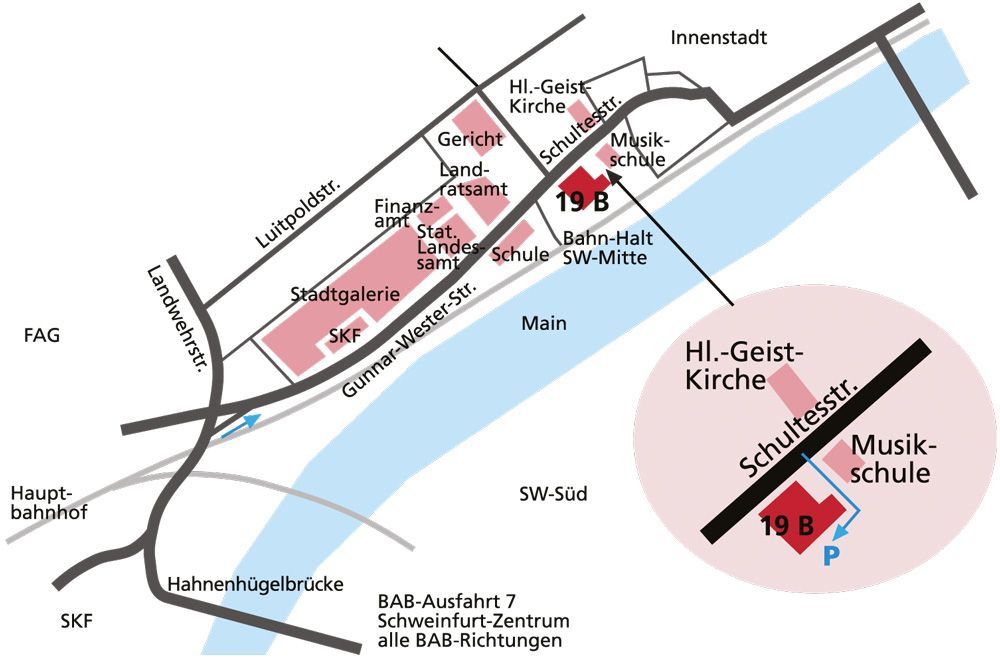 MARTIN + PARTNER · Steuerberater · Rechtsanwalt Lagekarte