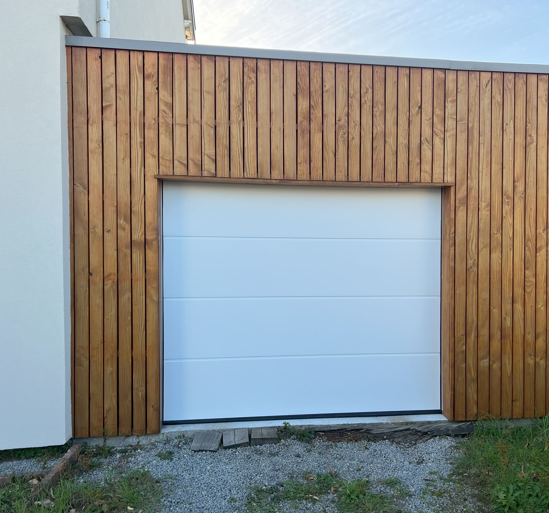 porte de garage sectionnelle plafond isolée 42 mm