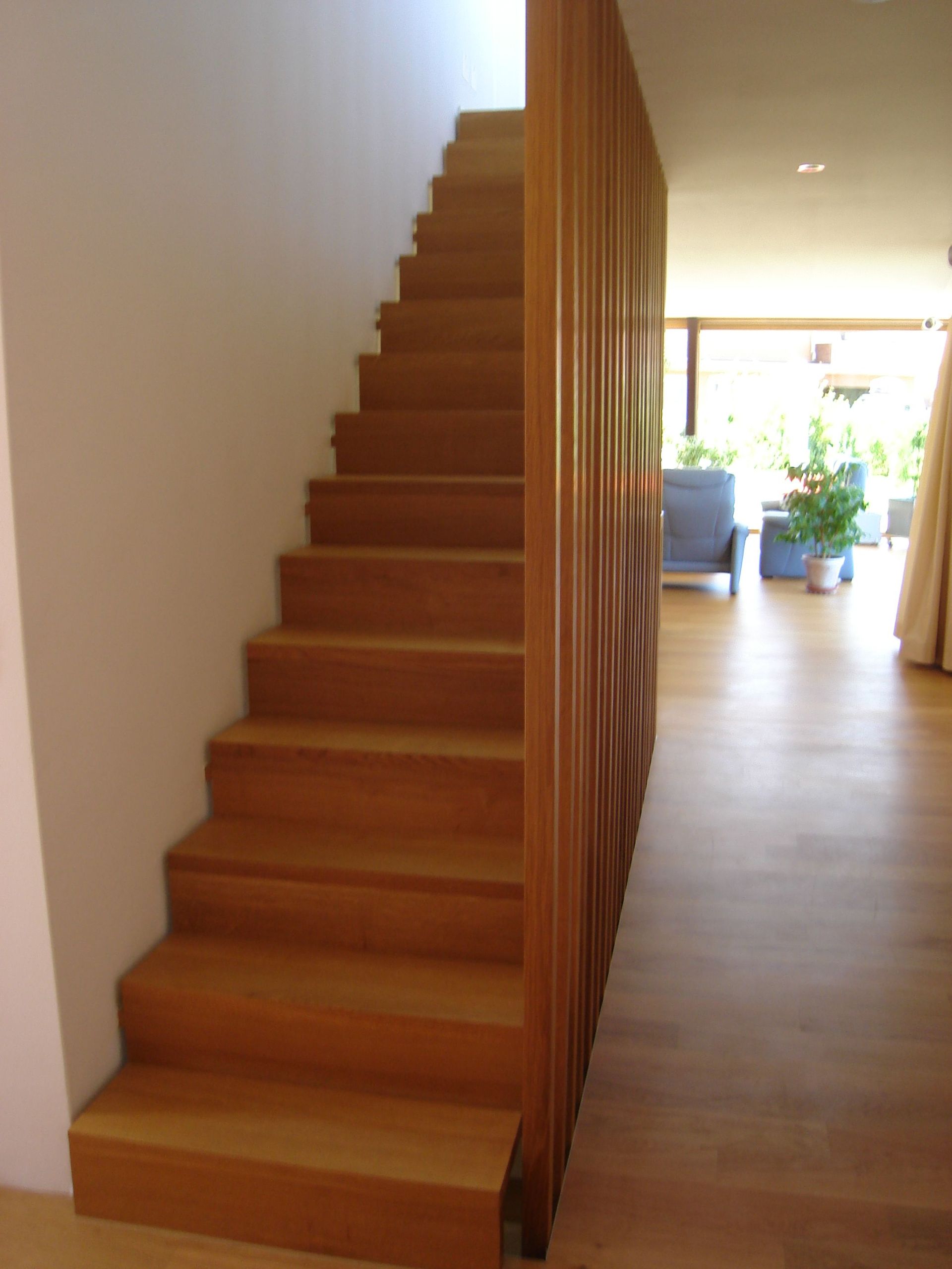 Escalier et barrière chêne - Favre Bernard