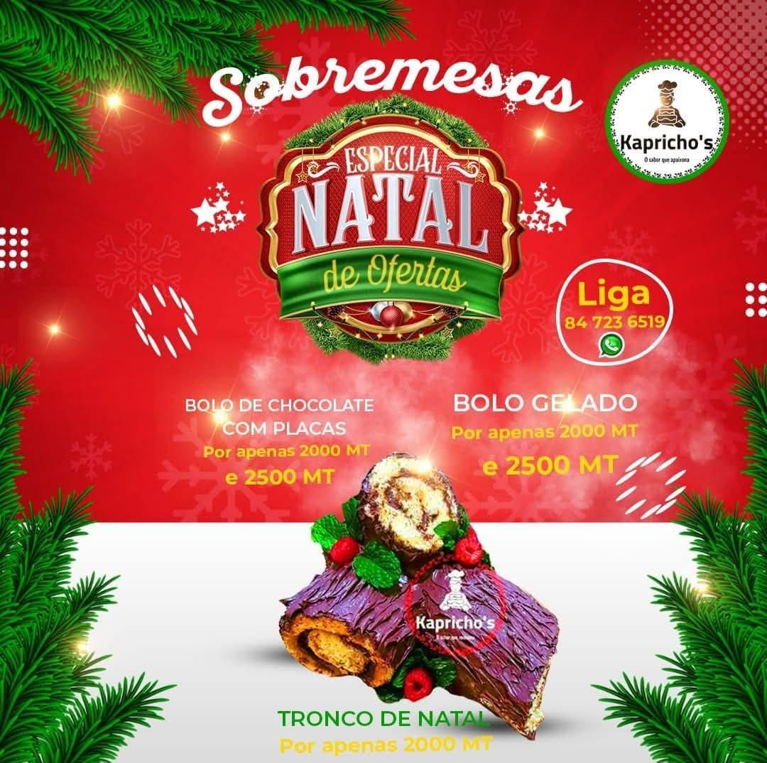 An advertisement for kaprich 's o sabor que