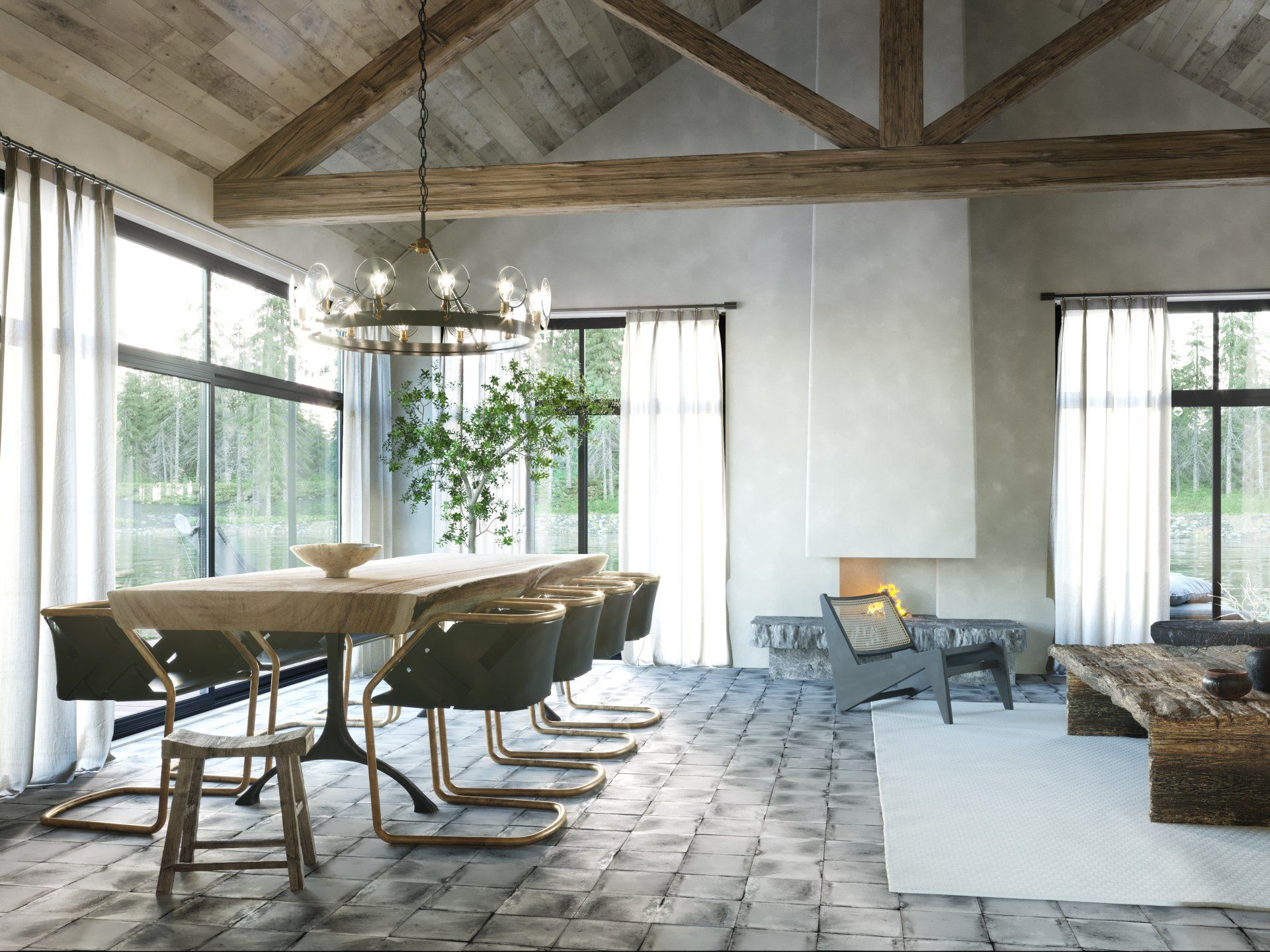 sfeervolle woonkamer