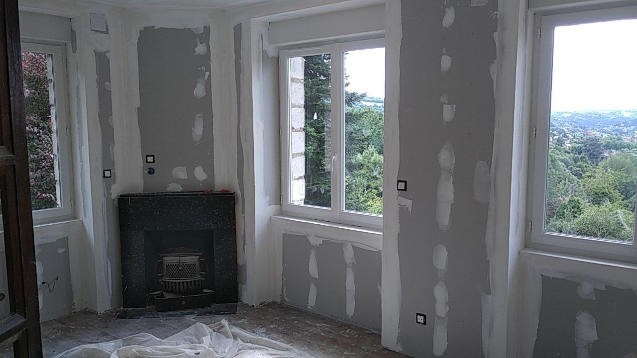 Pose de placo plâtre