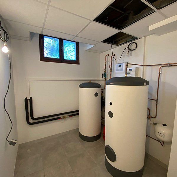 Salle spécialement dédié pour le chauffage