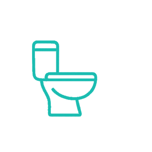 WC-tilojen siivous ja tarviketäytöt