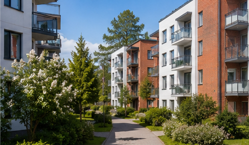 Kauniaisten kaupunkikuvaa ja rakennuksia