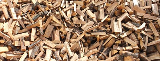 Bois de chauffage déjà coupé.