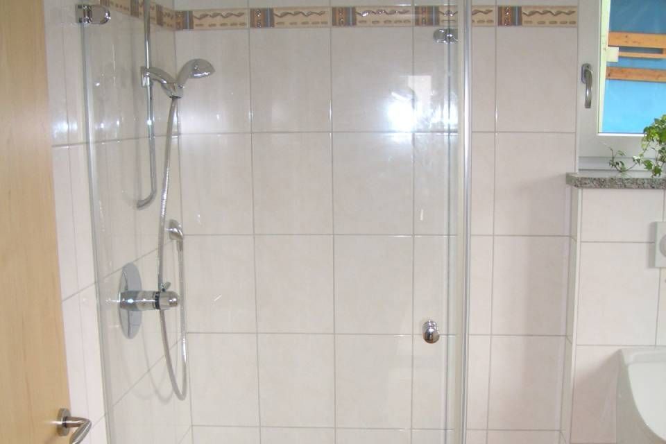 Foto Glastür für Dusche, Arbeit von Glaserei Schinagl