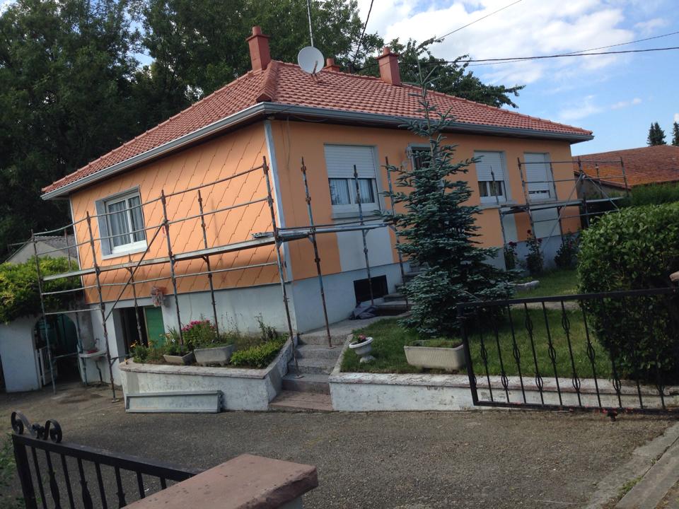 Application peinture après