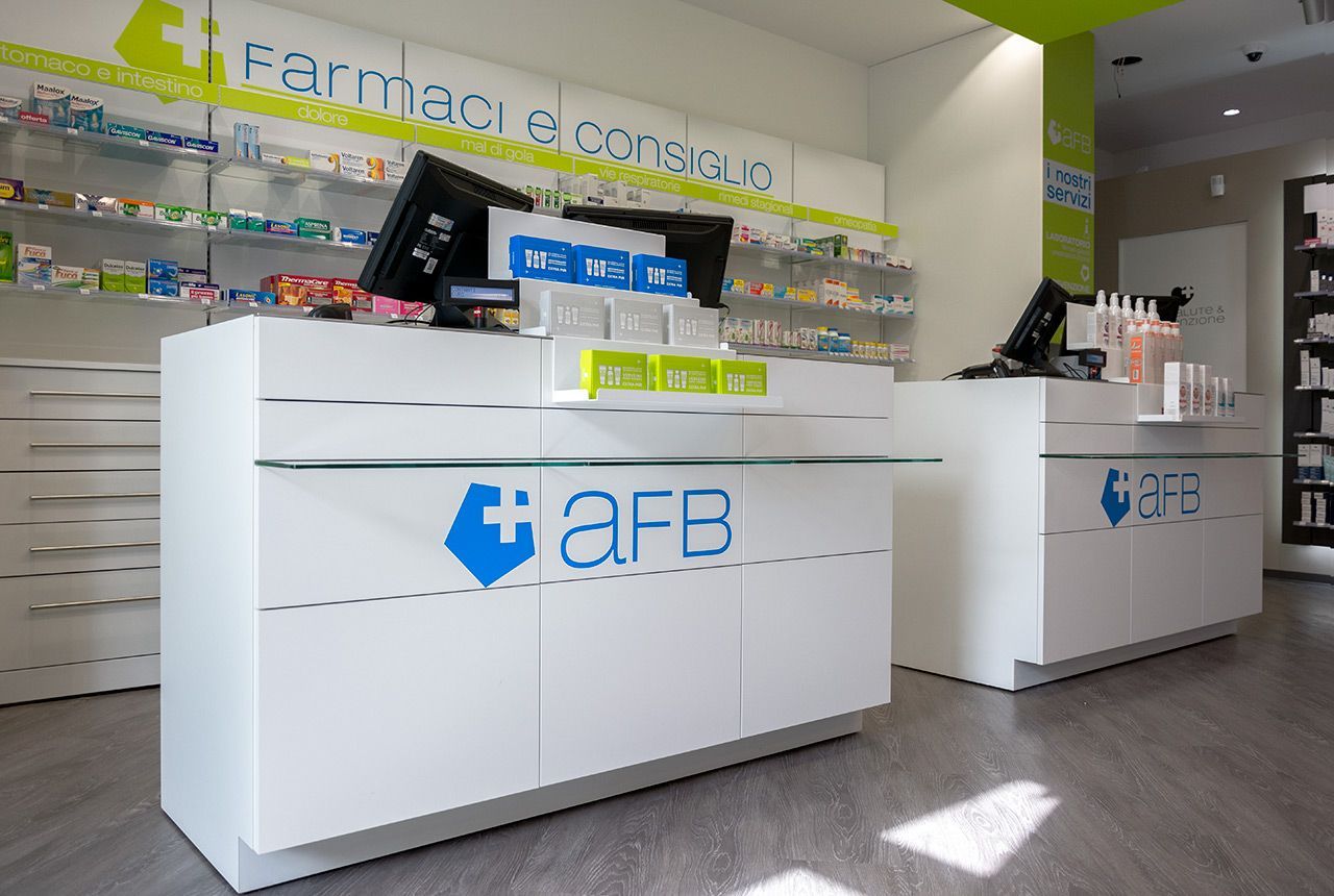 Bancone della farmacia