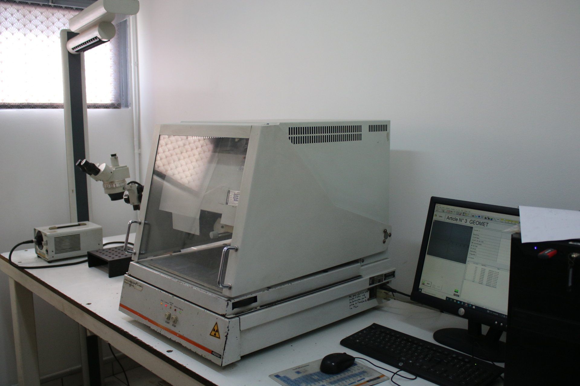 Zone de contrôle pour les pièces soumisent au traitement anticorrosion 