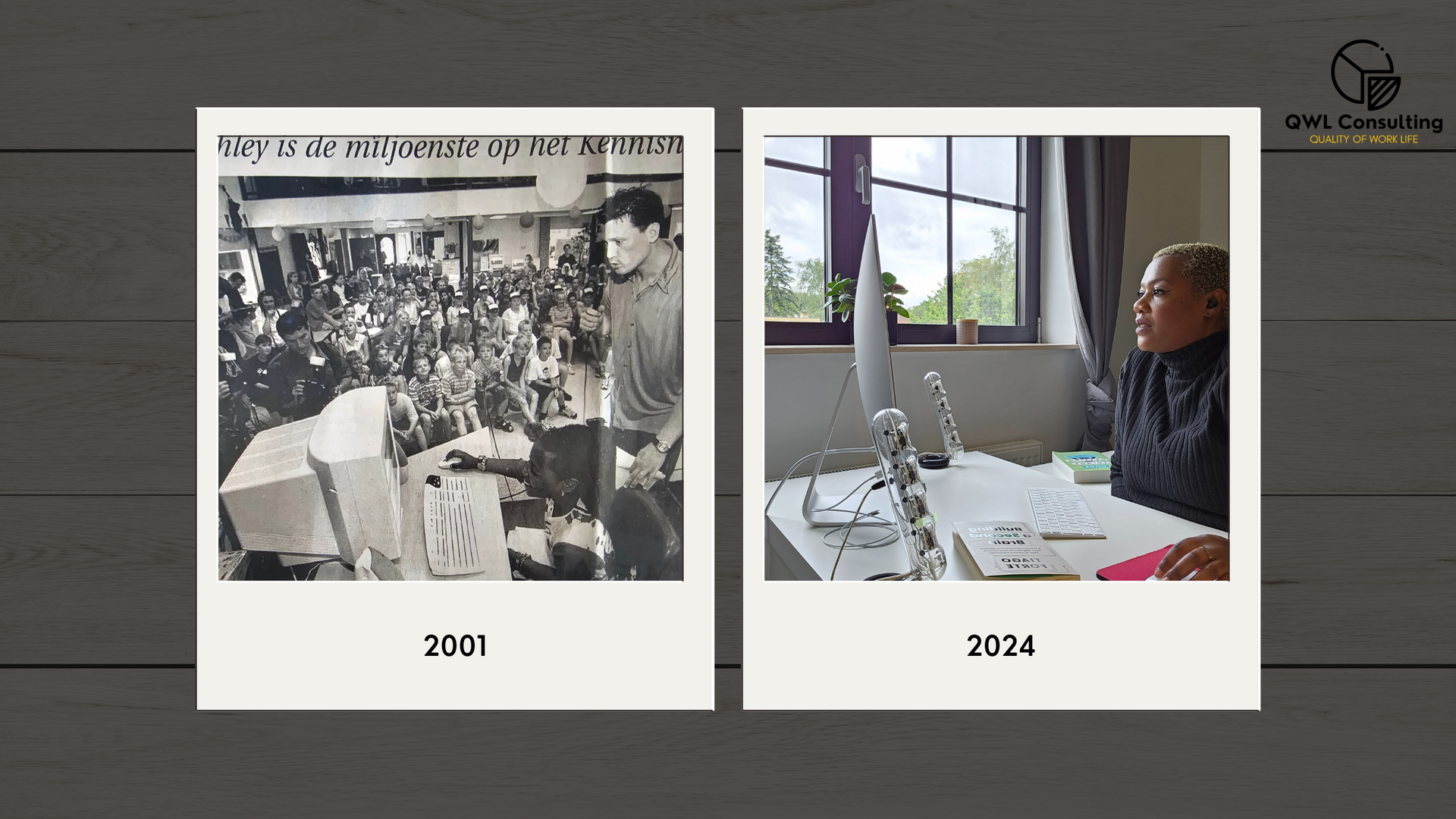 Some things never change: Ashley in 2001 en 2024