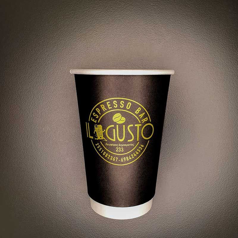 IL GUSTO μαύρο MAT 16oz