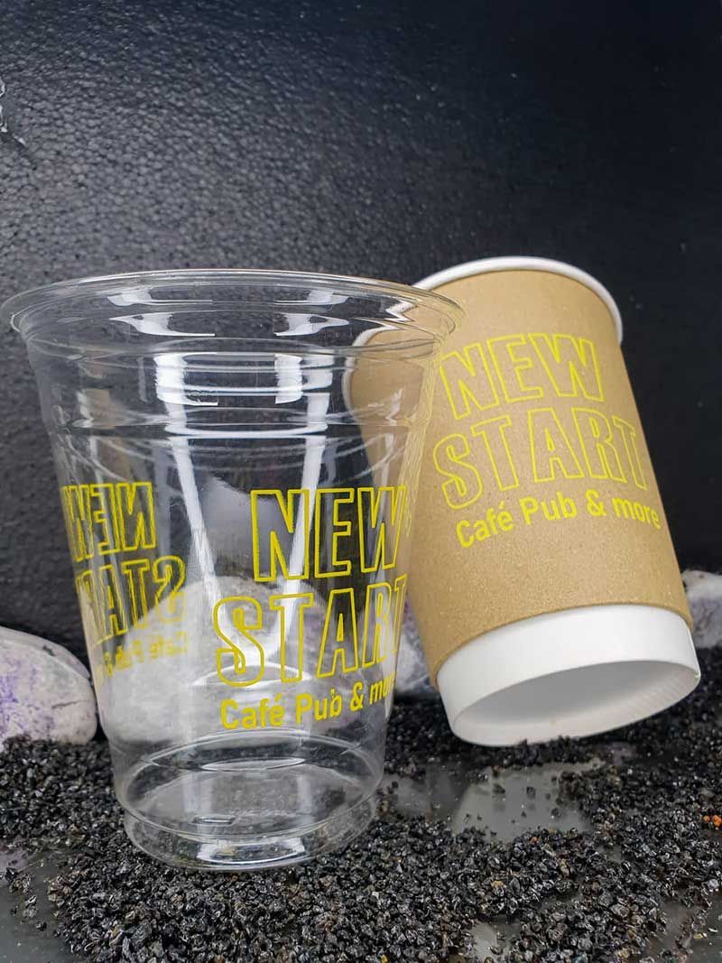 NEW START PET και KRAFT ποτήρι