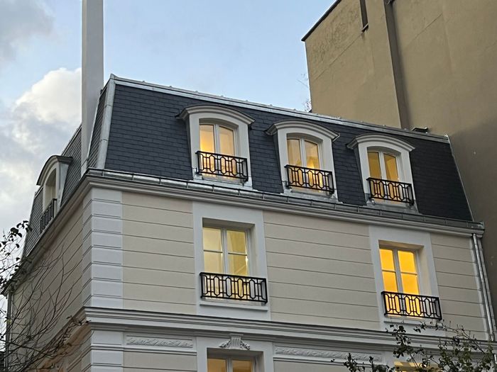 Toiture en ardoise rénovée
