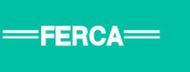 La palabra FERCA en blanco sobre un fondo verde azulado, con un signo igual a cada lado.