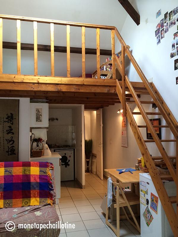 Mezzanine dans un appartement