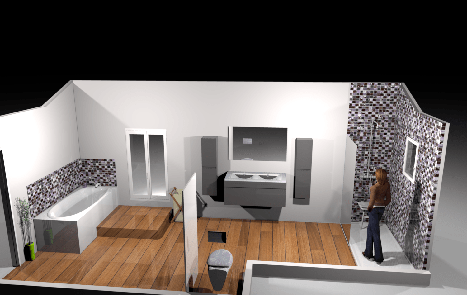 Aménagement grande salle de bain