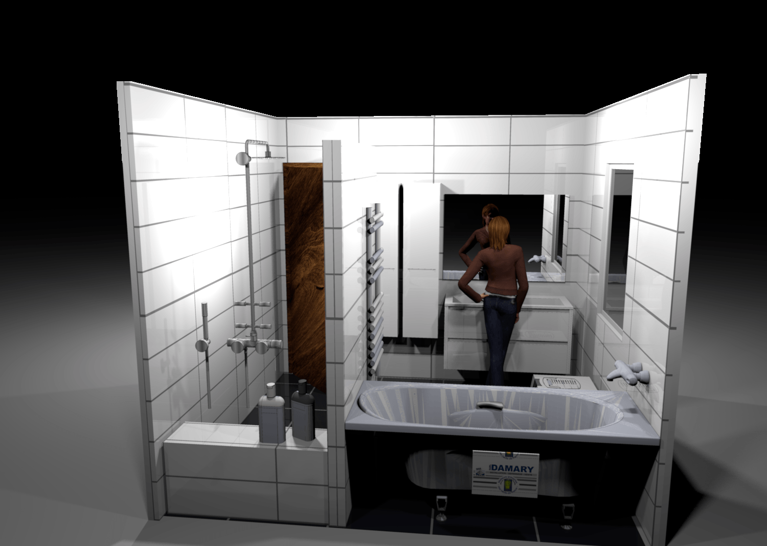 Aménagement douche italienne