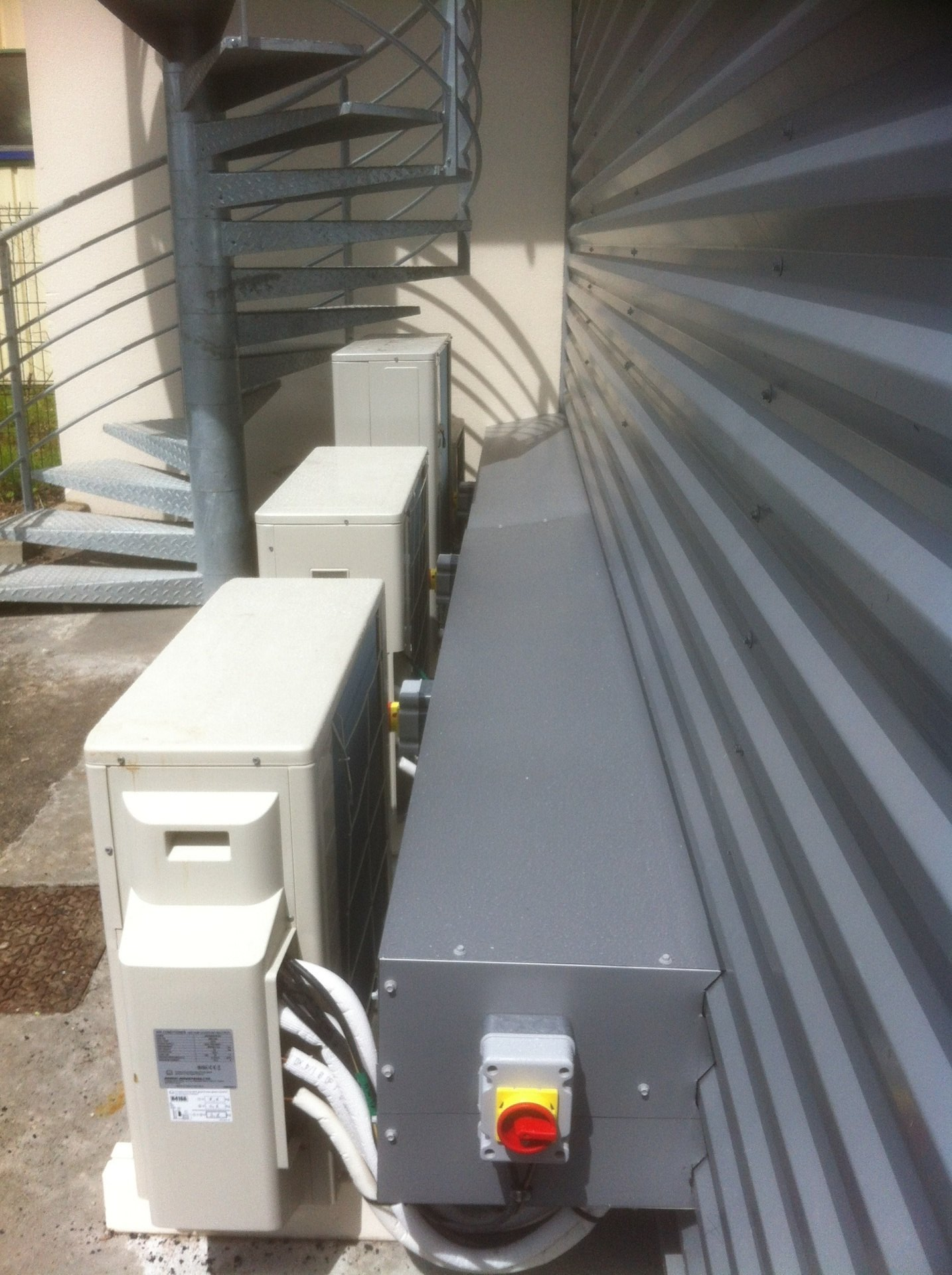 Climatisation groupes extérieurs