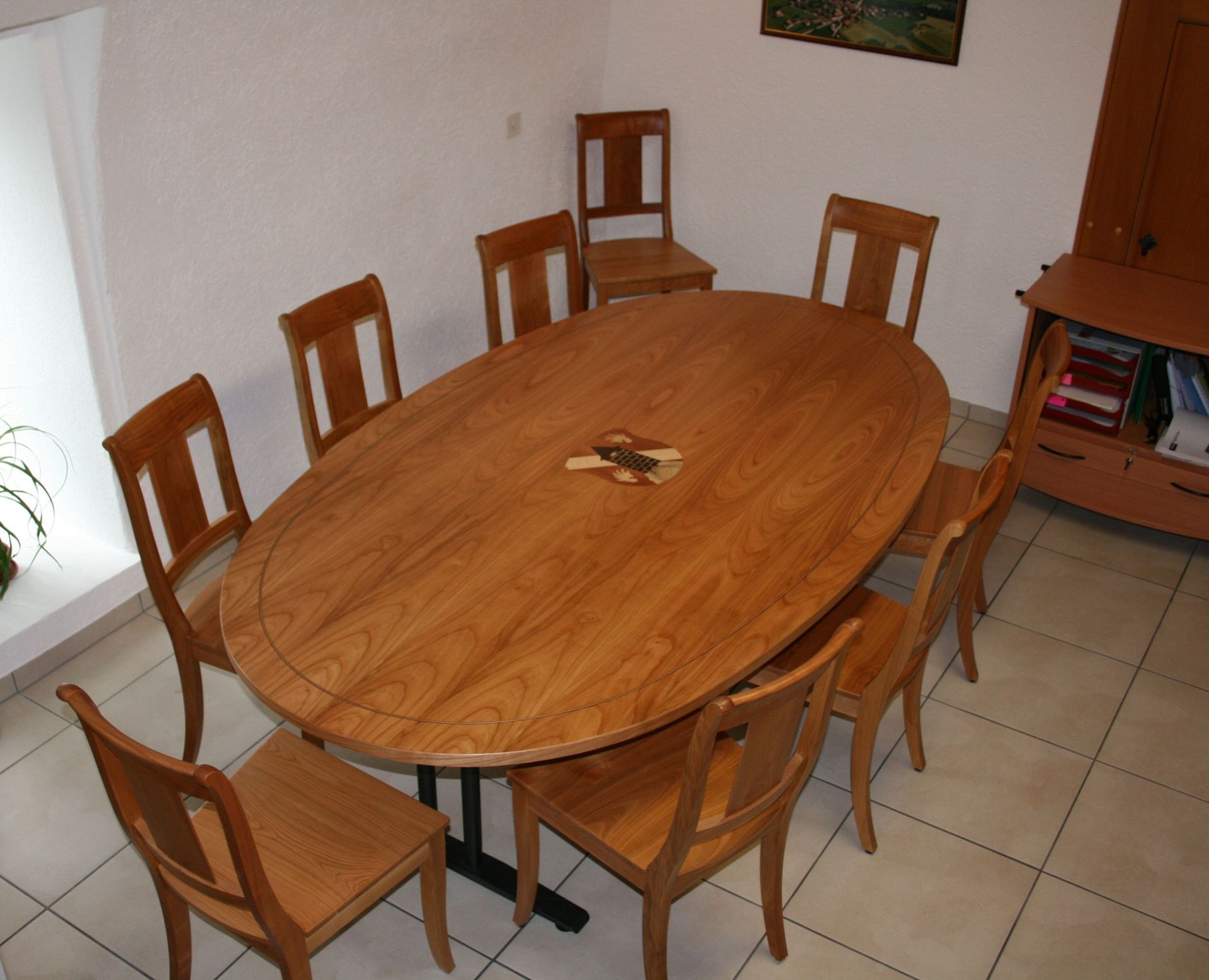 Rénovation mobilier table - Ebénisterie Doutaz SA - Epagny