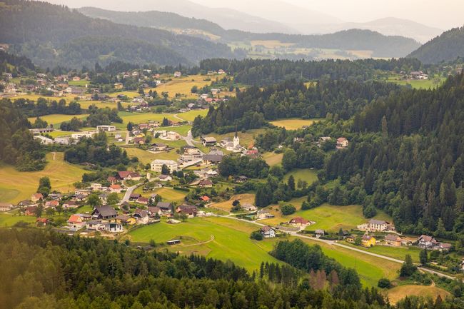 Techelsberg von oben