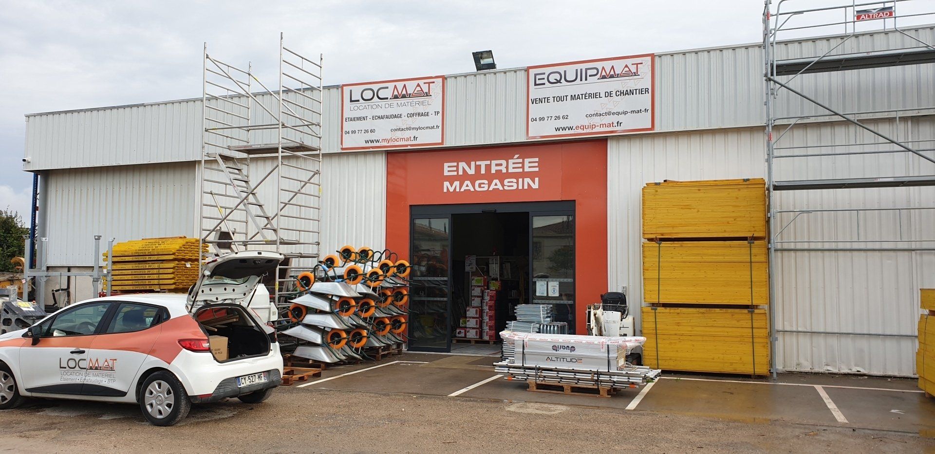 Vente location matériel BTP