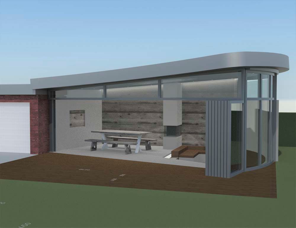 Hendlmeier Objektdesign Planung | schiebbare Verglasung