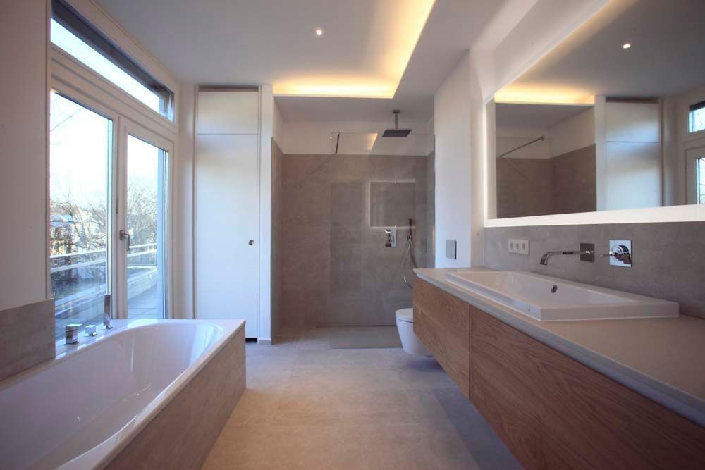 Hendlmeier Objektdesign Bäder Beton und Holz