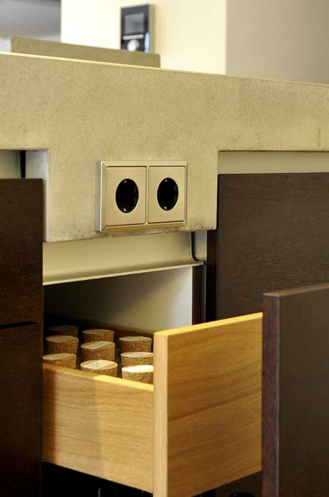 Hendlmeier Objektdesign Küchen | Vorratsschubladen