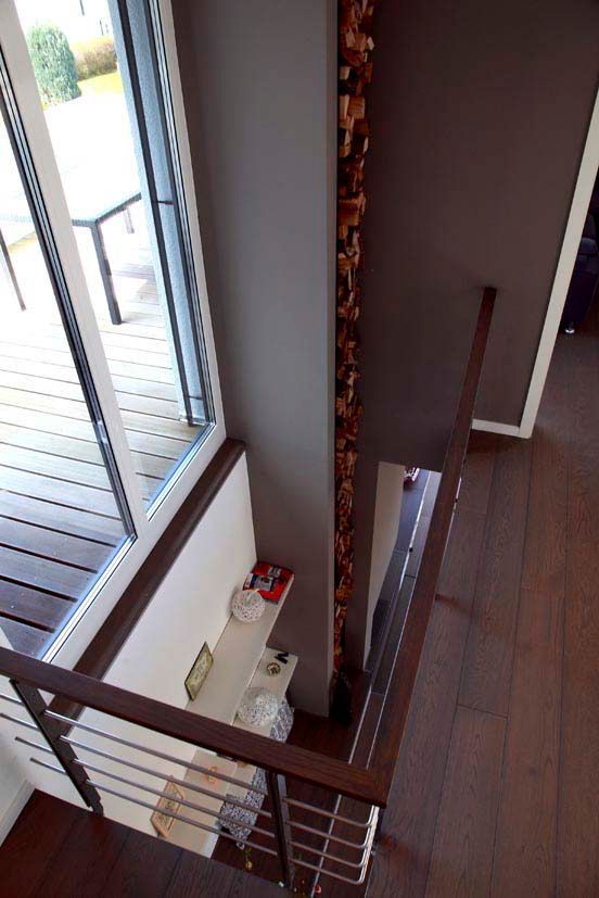 Objektdesign Hendlmeier Wohnraum | Kamin in offenem Wohnkonzept oben