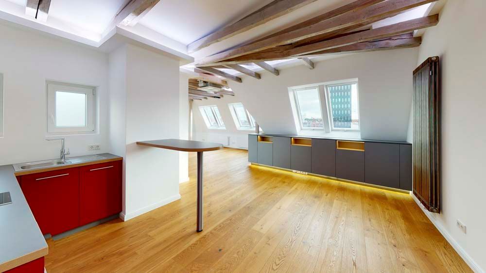 Hendlmeier Objektdesign Küchen | Küche im Dachgeschoss