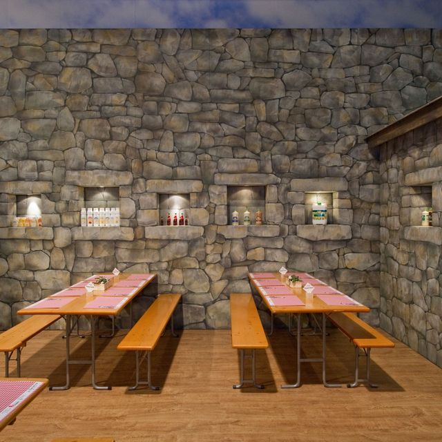  Mauerwerk Imitation | Illusionsmalerei | Dekor, Kulissen & Messebau | Reto Melchior GmbH | Zürich | Wetzikon