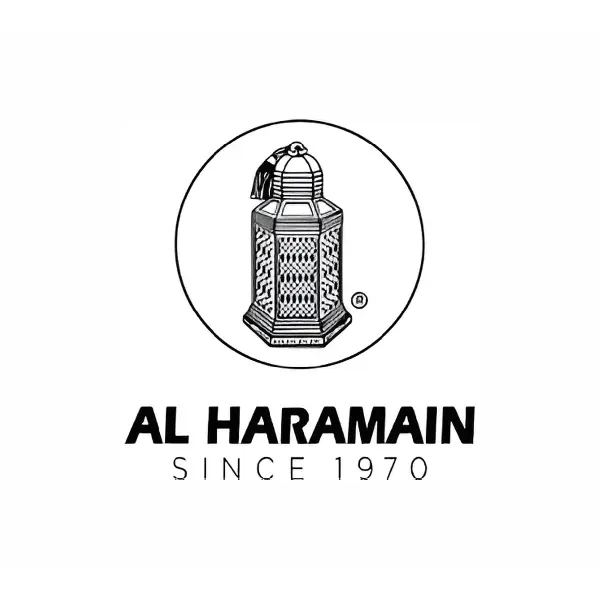 Logotipo de Al Haramain: Linterna dentro de un círculo con la inscripción