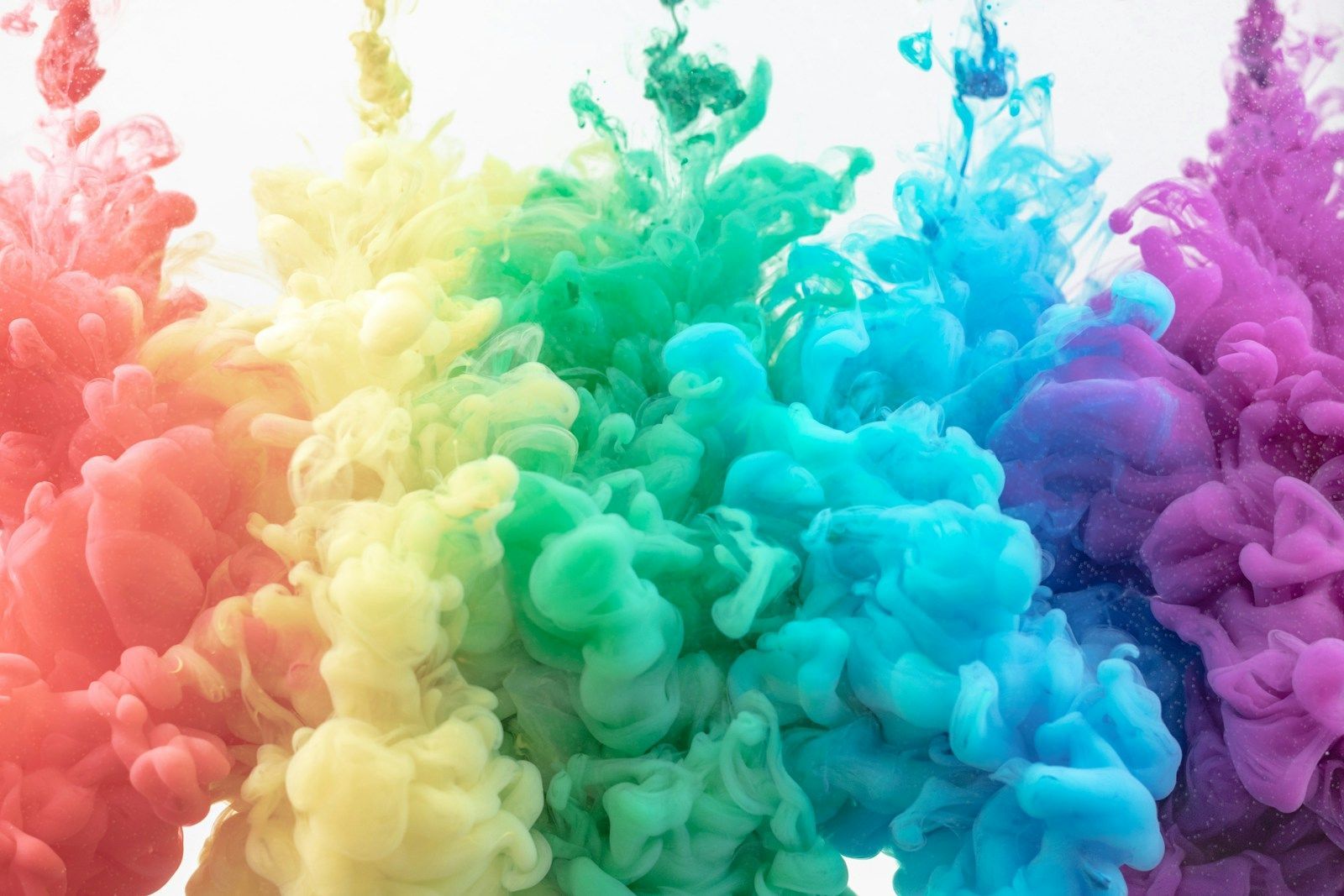 colourful rainbow smoke representing the vibrant diversity of neurodivergent minds