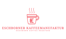Ein Logo für eine Firma namens Eschborner Kaffeemanufaktur