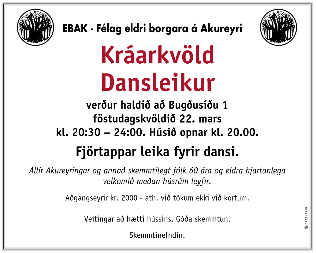 Kráarkvöld  