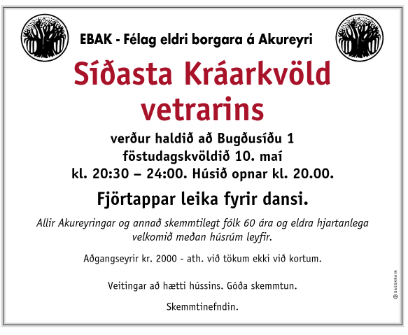 Kráarkvöld 