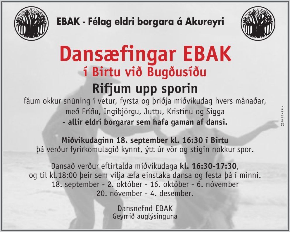 Dansæfingar EBAK
