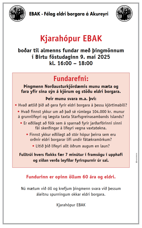 Kjarahópur EBAK