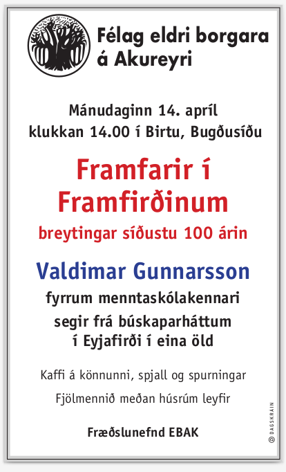 Framfarir í Framfirðinum