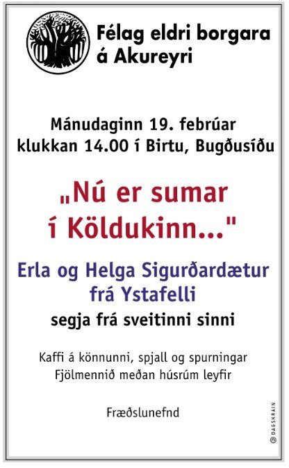 Nú er sumar í Köldukinn