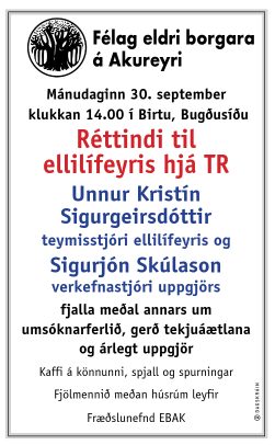 Réttindi til ellilífeyris hjá TR