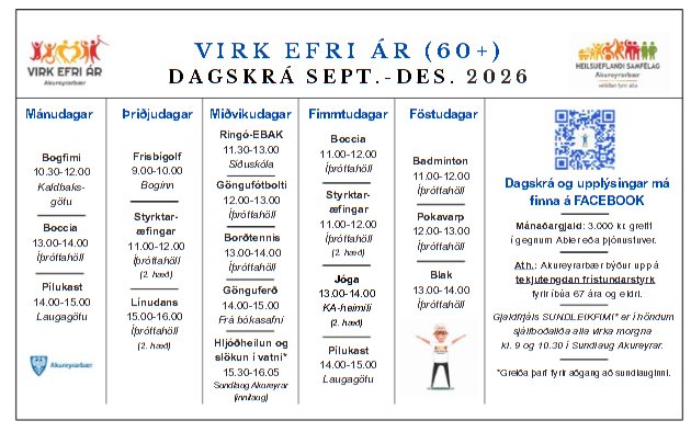 Virk efri &aacute;r - dagskr&aacute;