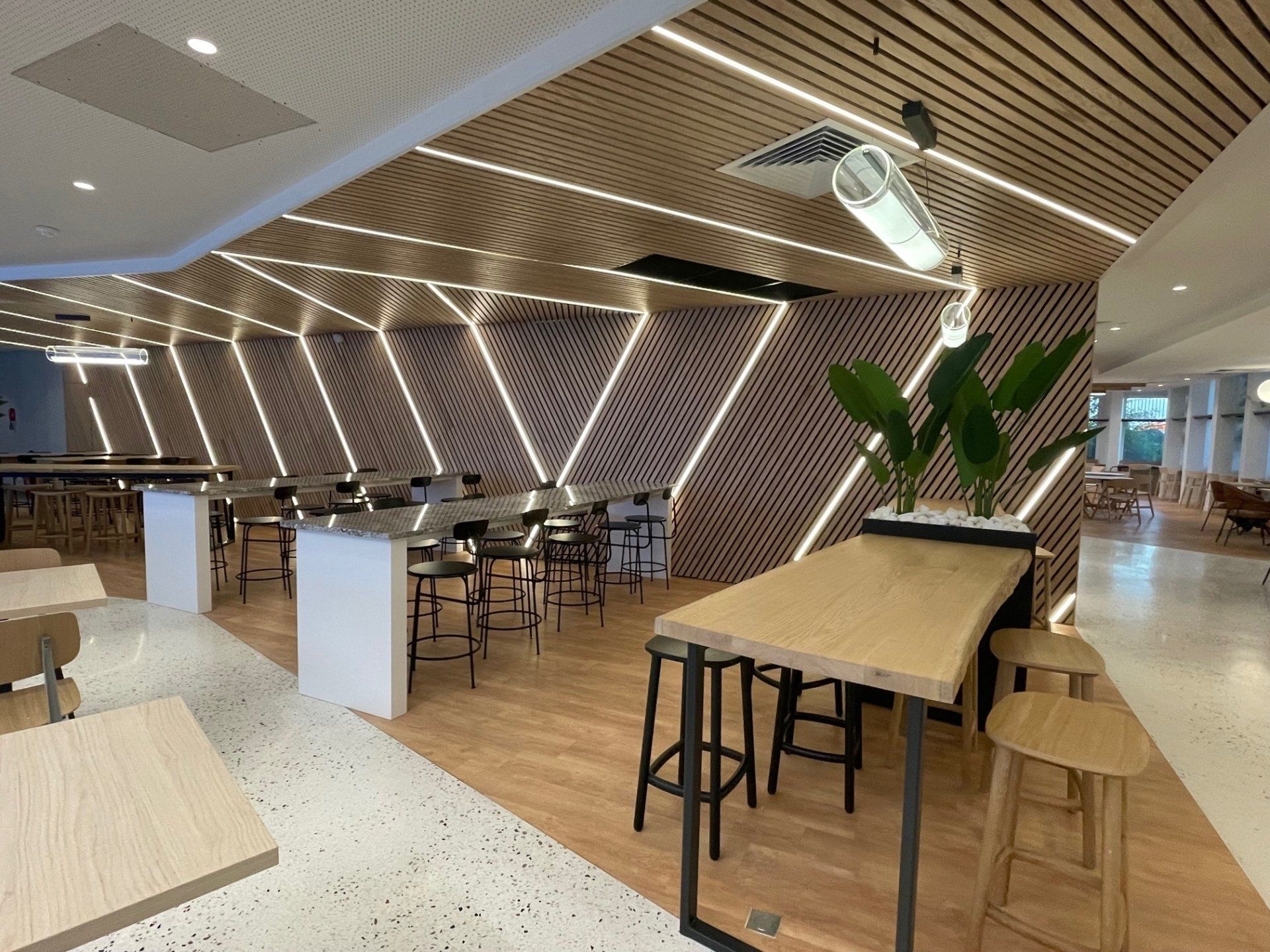 Salle de repas entreprise