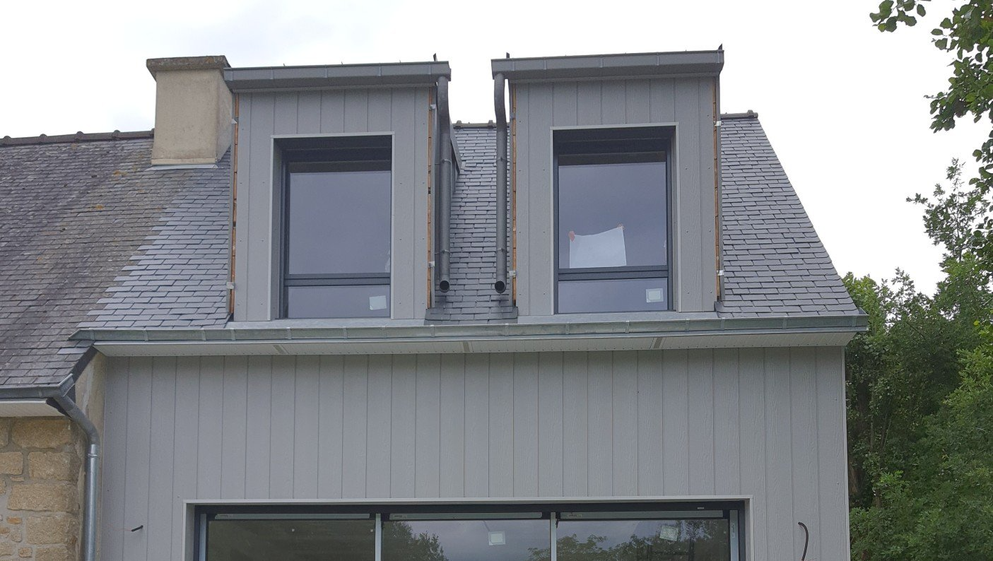 Création d'une extension de maison