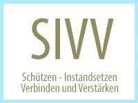 Logo reading “SIW” with the tagline “Schützen - Instandsetzen Verbinden und Verstärken” on a light background