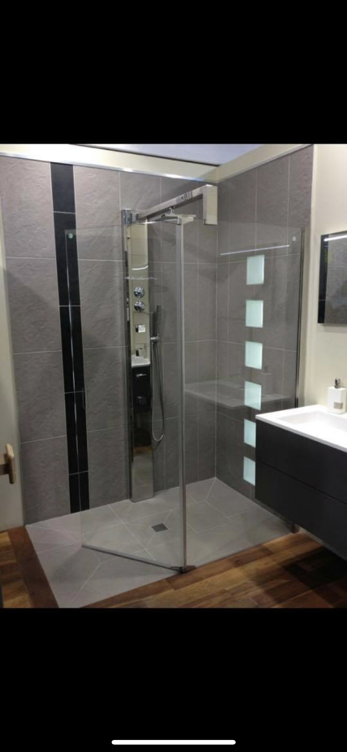 Installation de douche