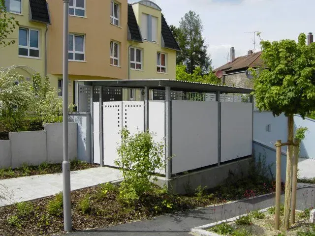 Müllhäuschen von der Matheiowetz