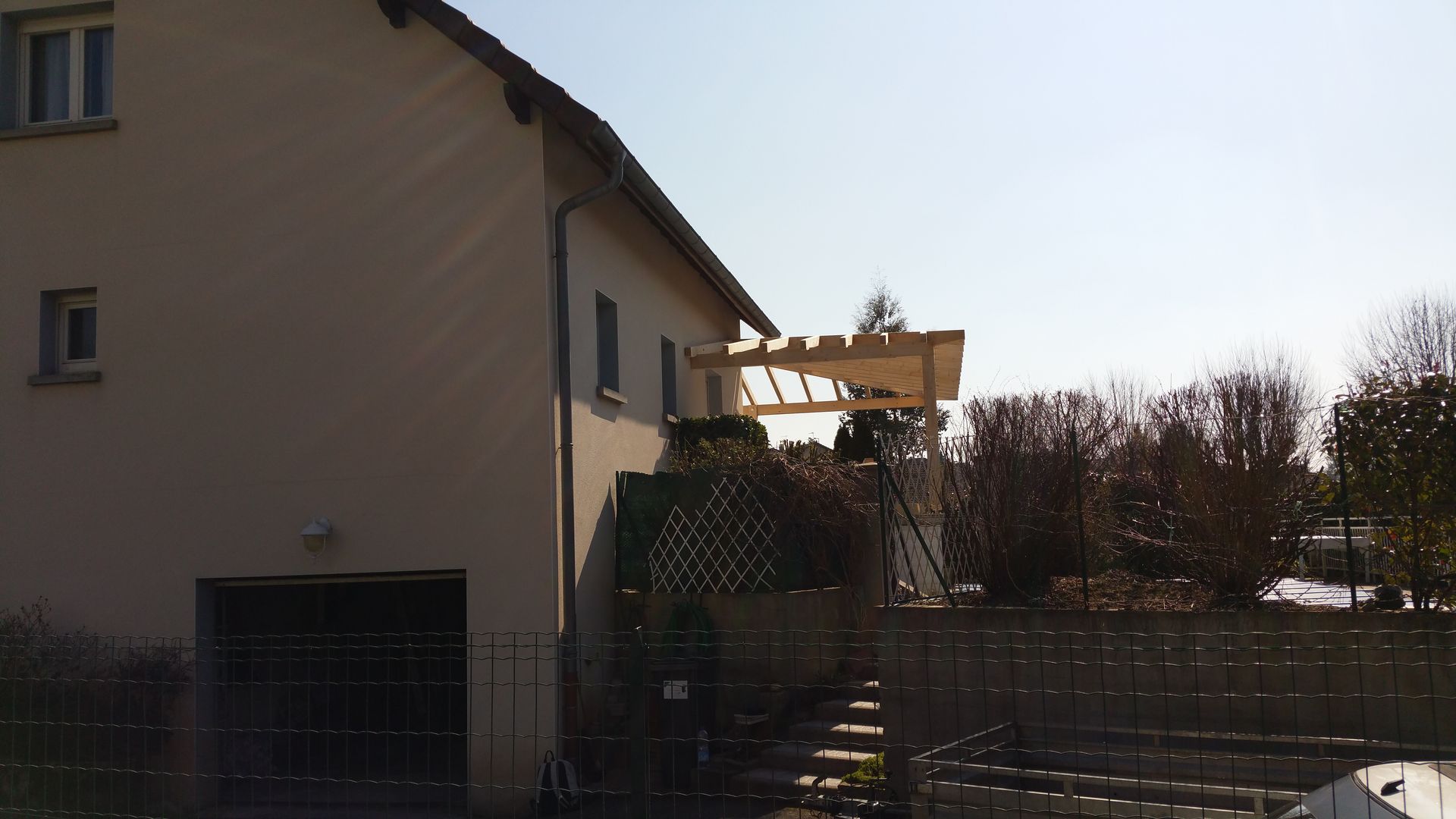 Création d'appentis