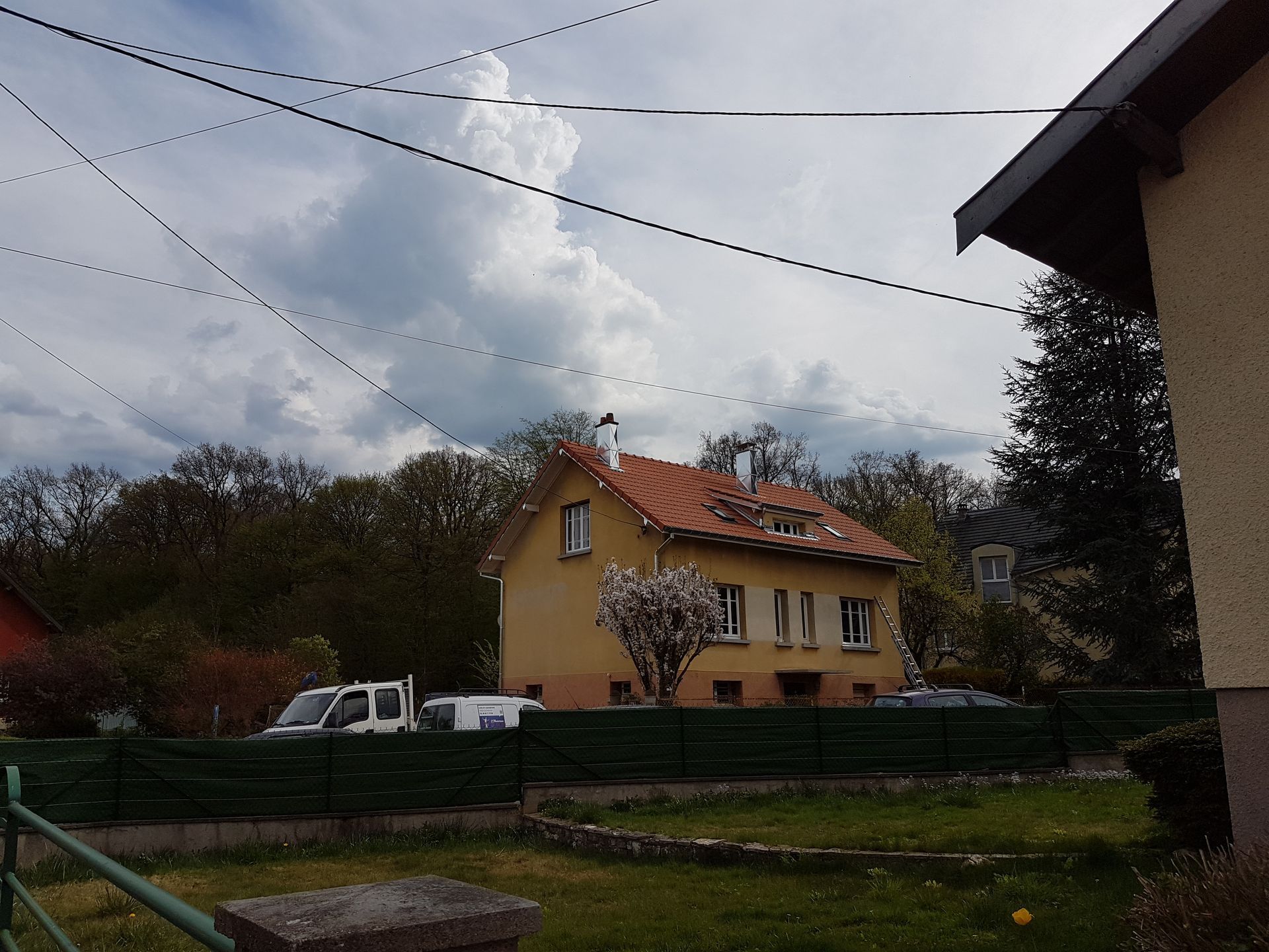 Maison avec toiture neuve